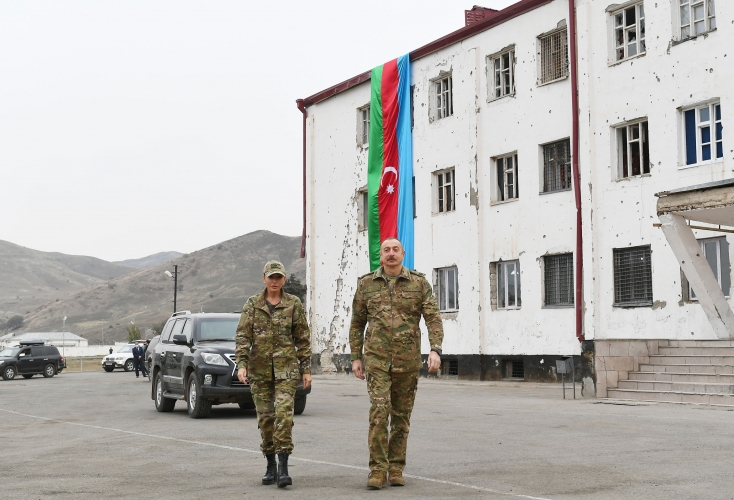 President and First Vice-President visit liberated Fuzuli and Jabrayil