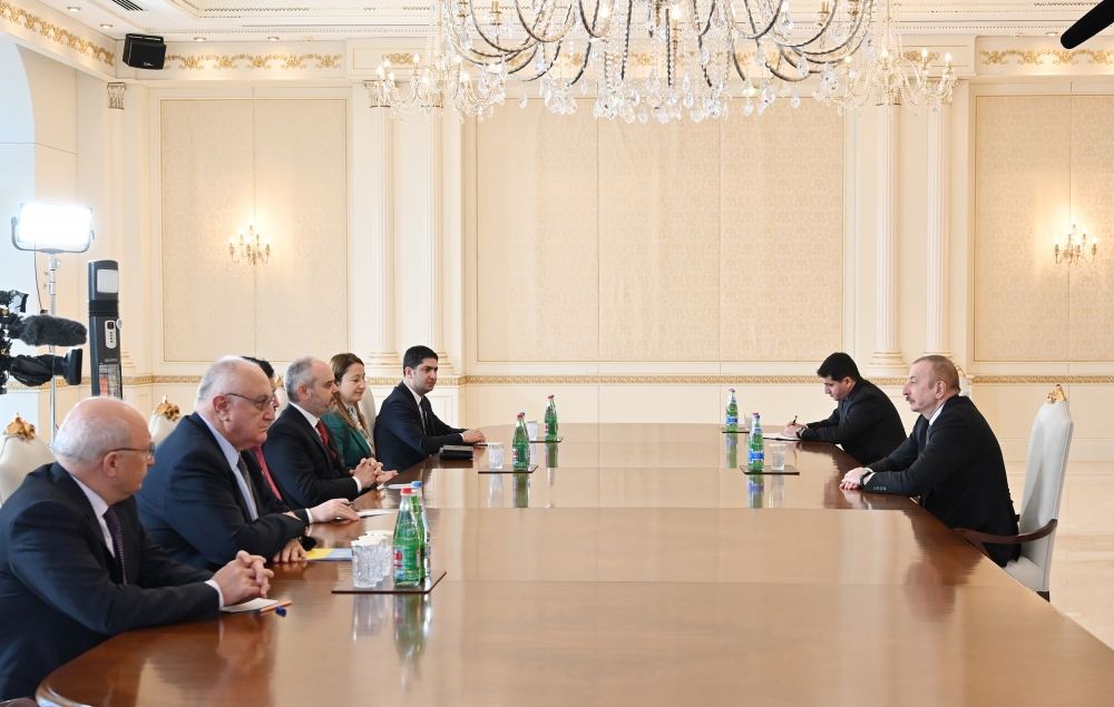 Azerbaijani President Receives Turkish Grand National Assembly Delegation