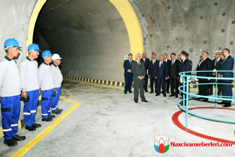 A salt mine with a capacity of 15 million tons was opened in Nakhchivan