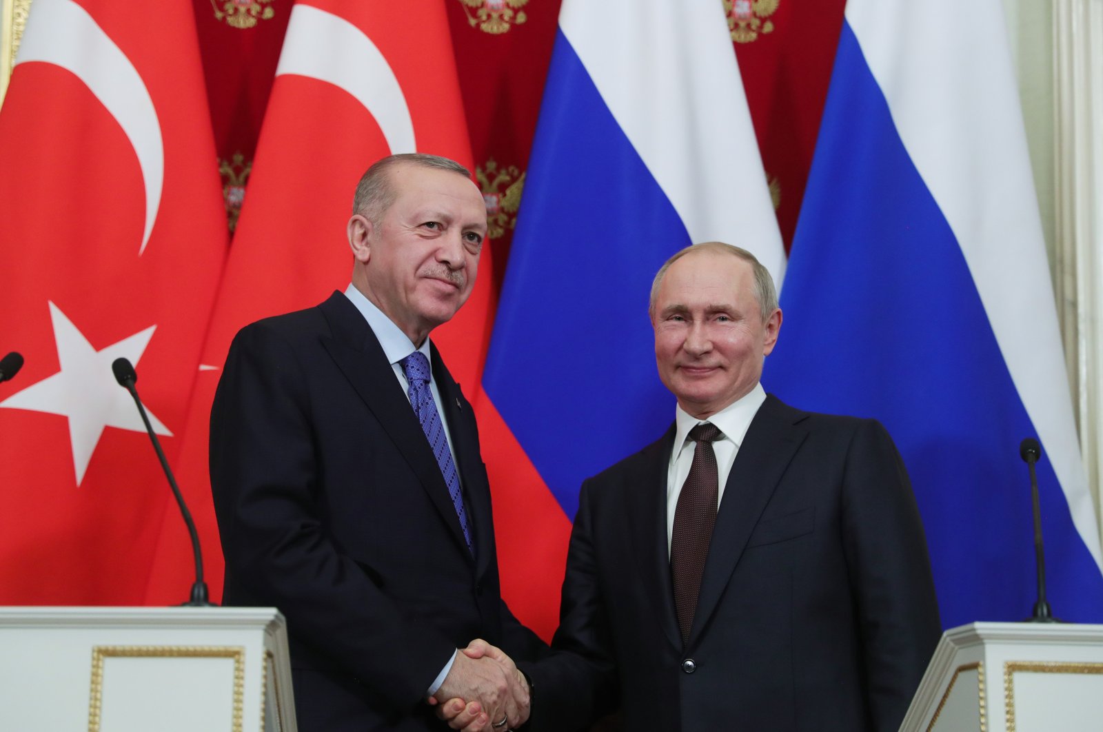 Erdoğan, Putin discuss bilateral ties, pandemic, region