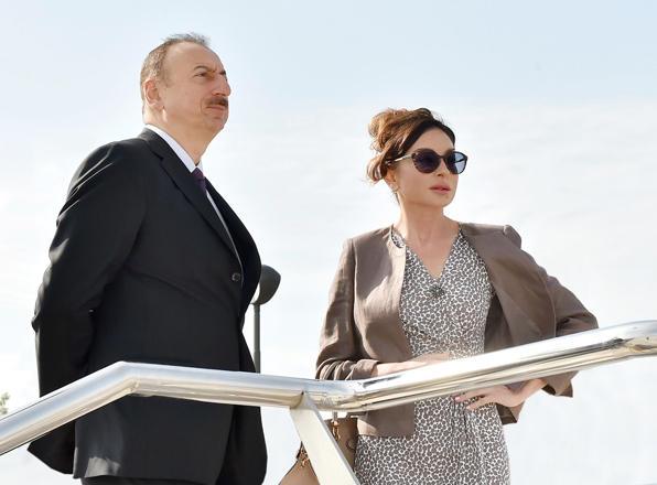 President Ilham Aliyev and First Lady Mehriban Aliyeva visited Kalbajar and Lachin districts