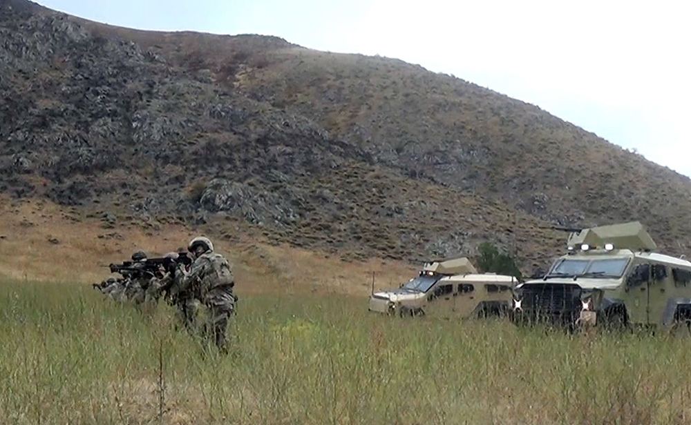 Azerbaijani-Turkish military exercises in liberated Lachin continue