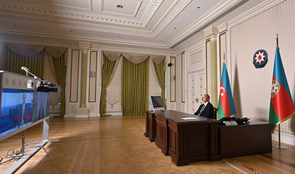 President Ilham Aliyev interviewed by France 24 TV channel