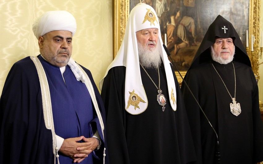 Azerbaijani, Russian, Armenian religious leaders to meet in Moscow