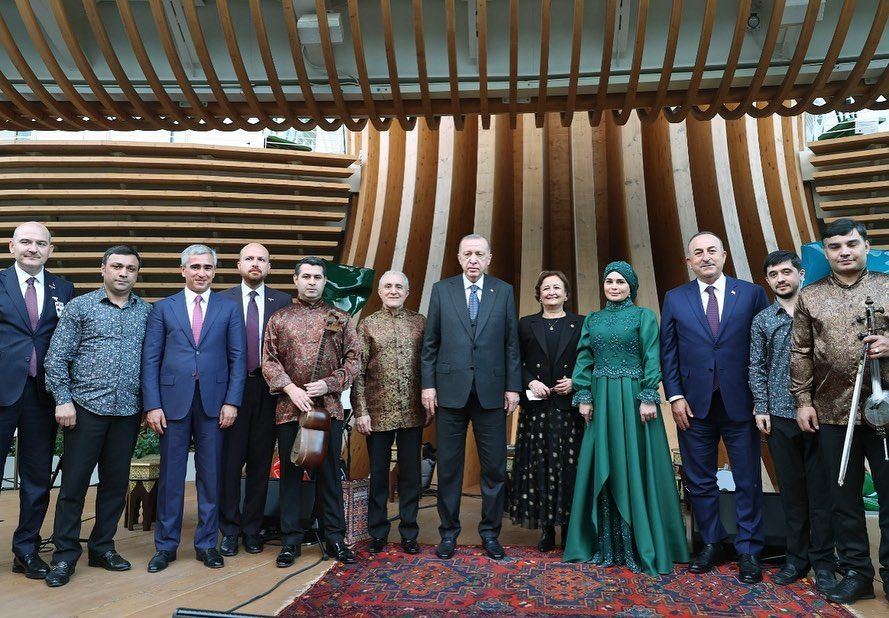 Erdogan visits Azerbaijan pavilion at Expo-2020 in Dubai