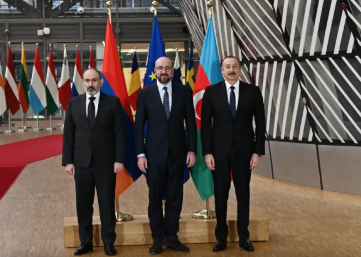 Charles Michel meets with Ilham Aliyev and Nikol Pashinyan in Brussels