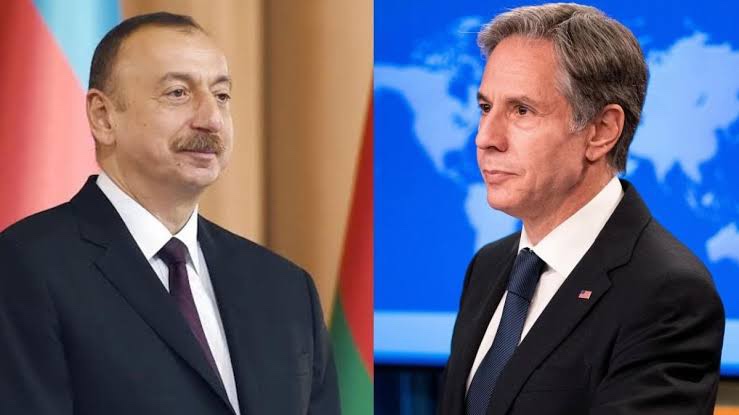 Blinken discussed Karabakh and Ukraine with Aliyev, Pashinyan