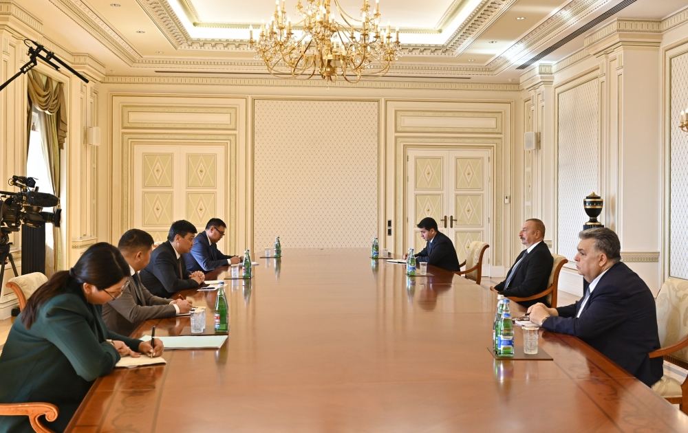 President Ilham Aliyev receives deputy chairman of Cabinet of Ministers of Kyrgyzstan