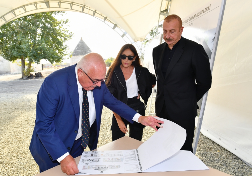 President Ilham Aliyev and First Lady Mehriban Aliyeva unveiled mausoleum of Khurshidbanu Natavan
