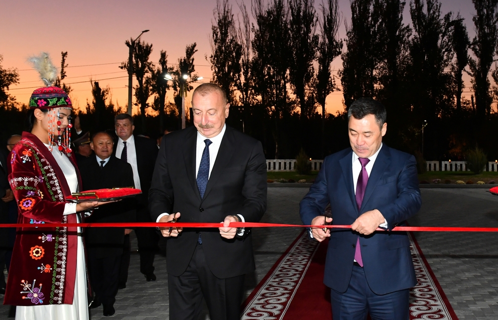 Kyrgyzstan-Azerbaijan Friendship Park Inaugurated in Bishkek