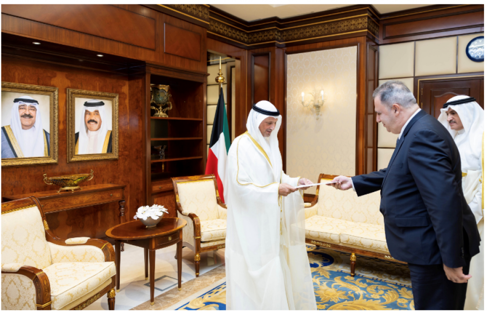 Azerbaijani Ambassador presents his credentials to Kuwaiti Foreign Minister