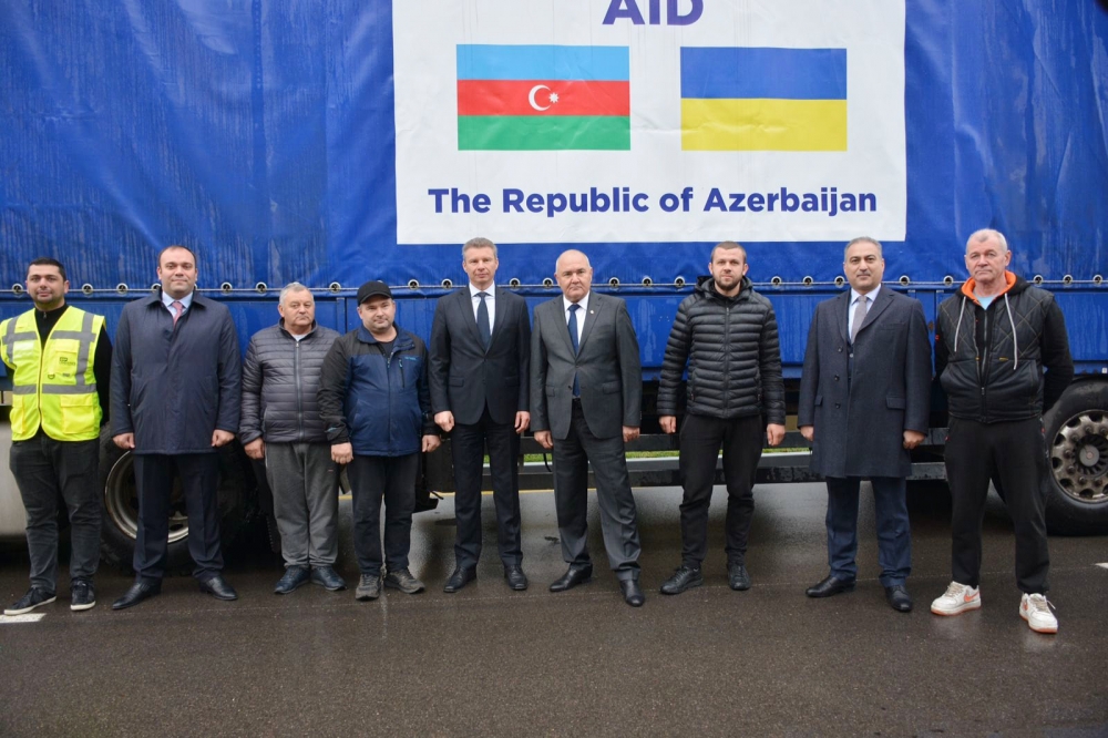 Azerbaijan sends humanitarian aid consisting of electrical equipment to Ukraine