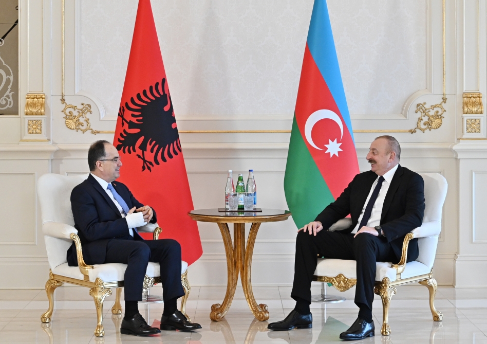 President Ilham Aliyev met with President of Albania Bajram Begaj