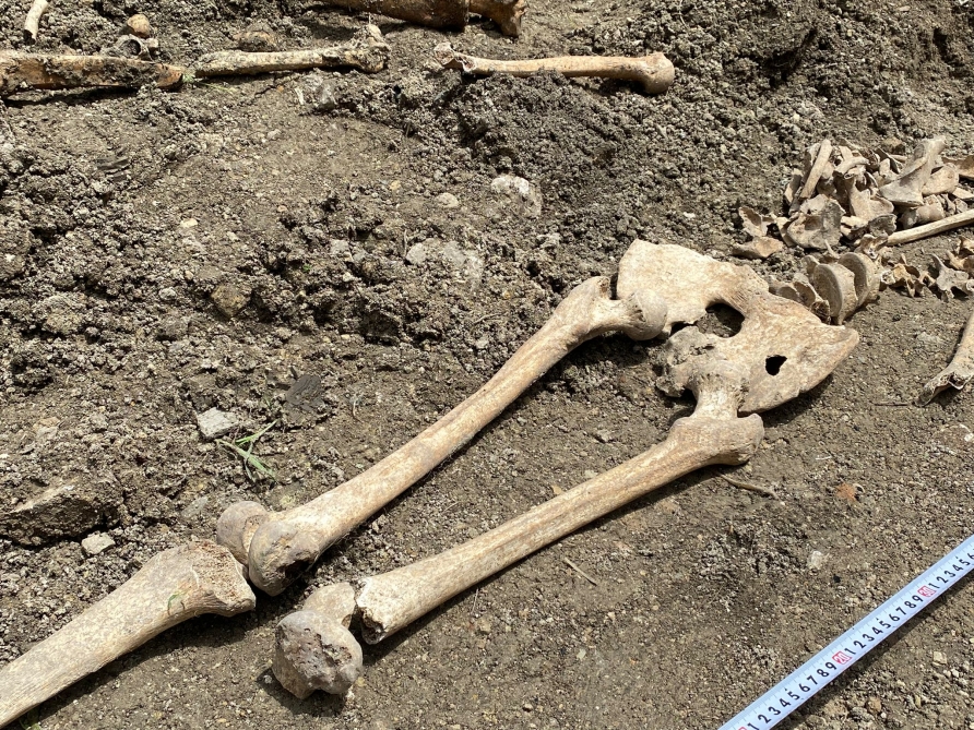 Mass grave found in Shusha