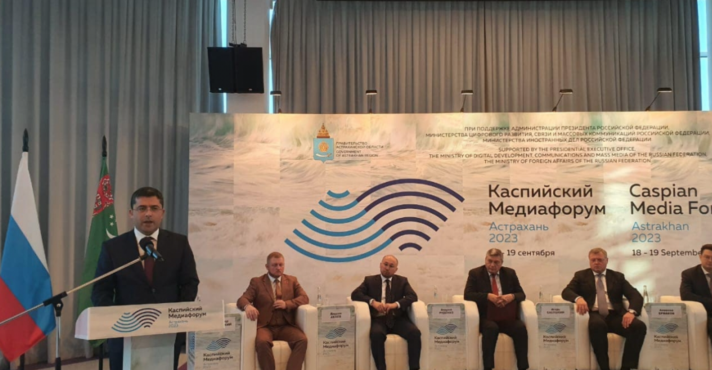 Azerbaijani delegation attends 8th Caspian Media Forum in Astrakhan